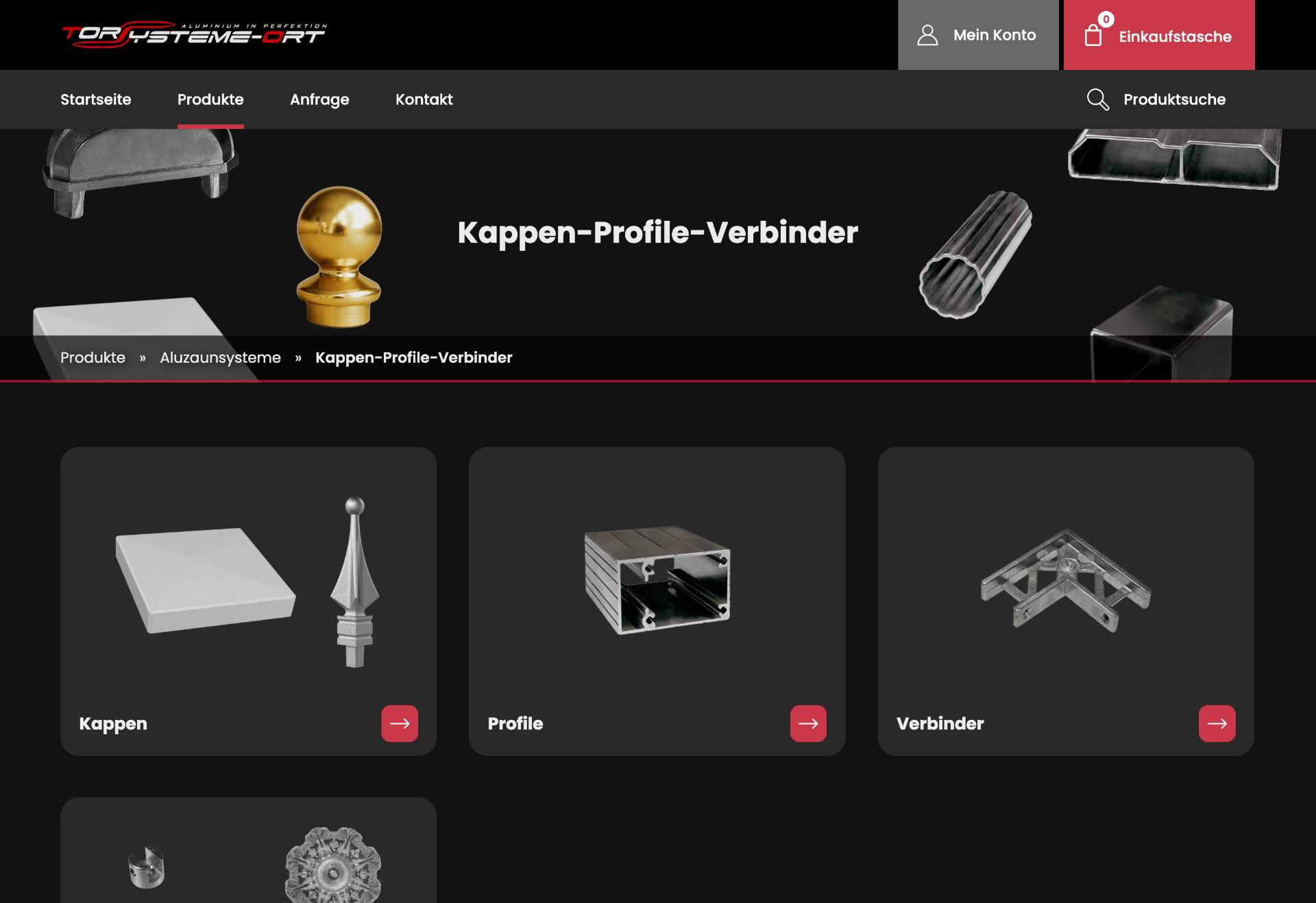 Termékkategóriák (sötét mód) - shop.tso.gmbh