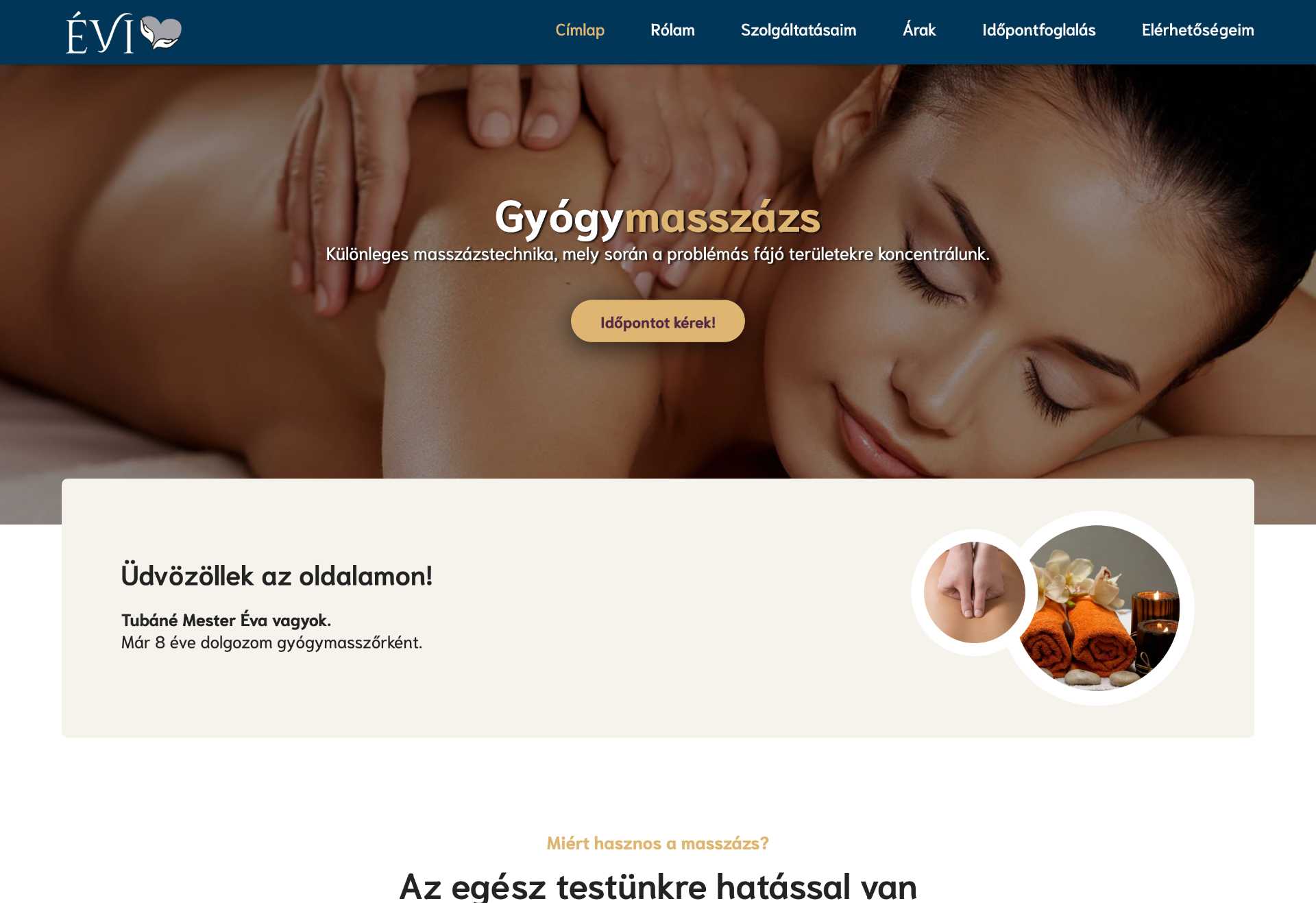 Tmestertherapy - Weboldal