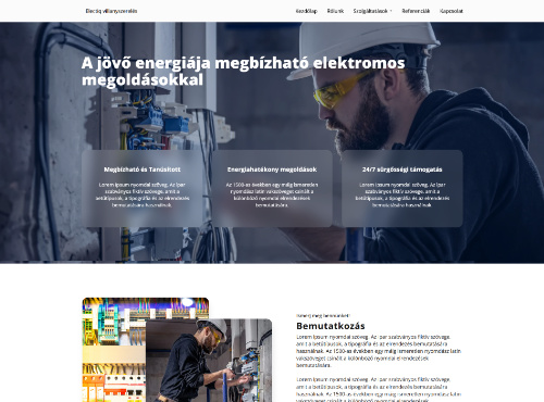 edigru weboldalkészítő rendszer - Téma 002