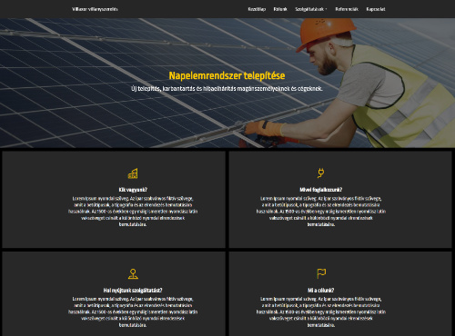 edigru weboldalkészítő rendszer - Téma 005