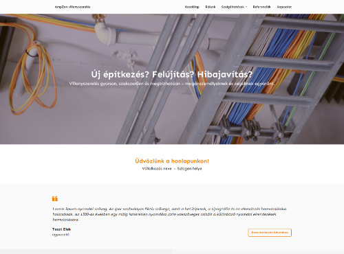 edigru weboldalkészítő rendszer - Téma 008