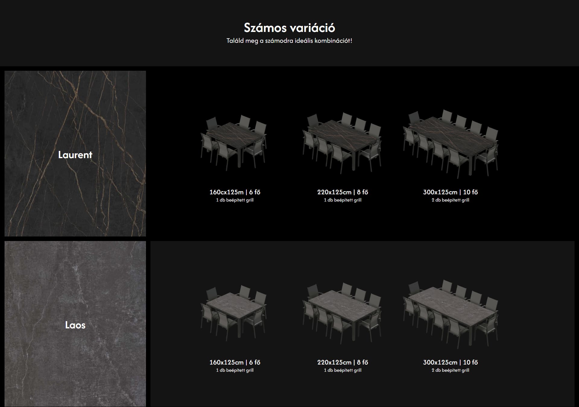 Grillasztal.hu - egyedi téma - Variációk | edigru
