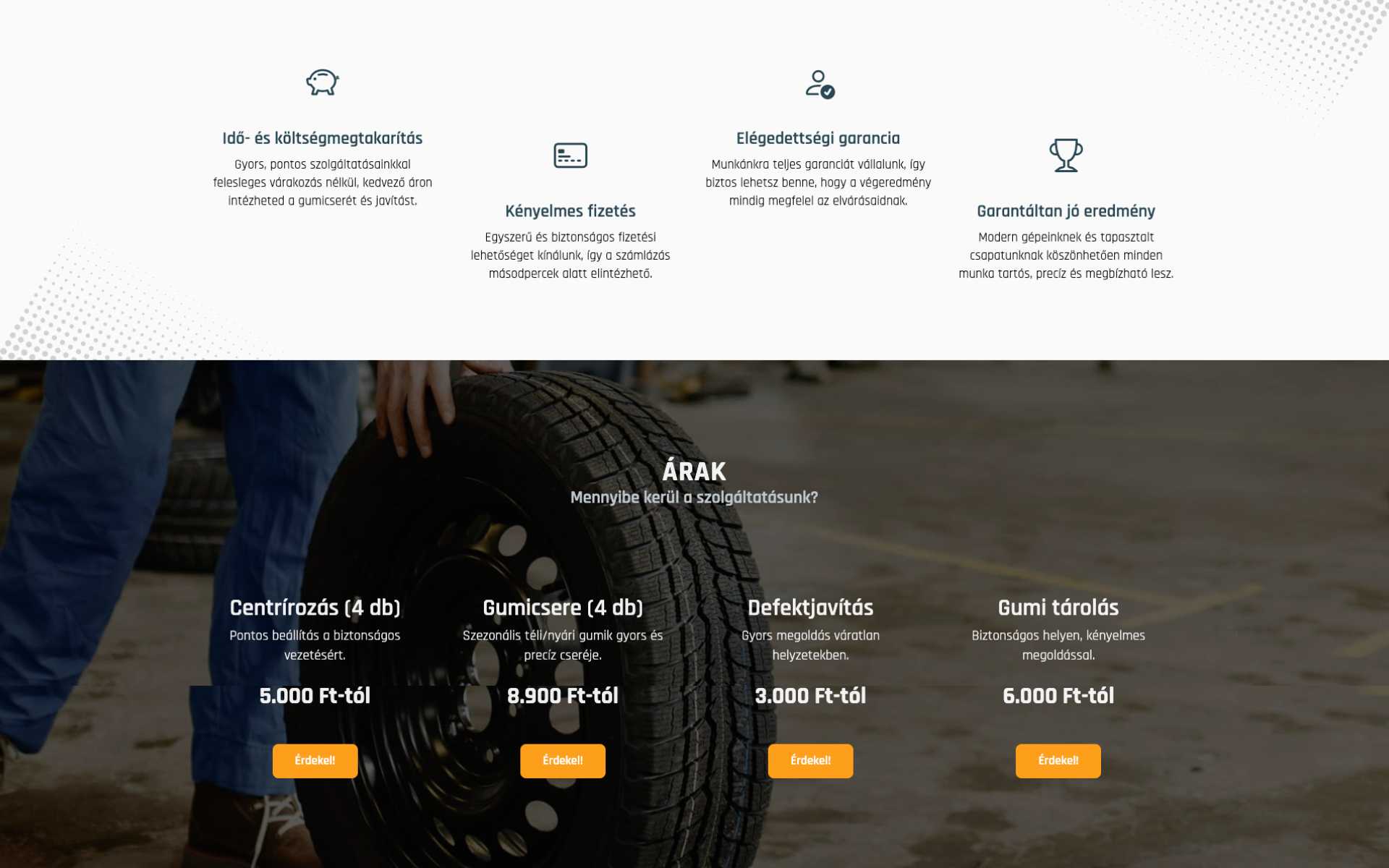 Tiresium gumiszerviz téma - Árak - Autóápolás | edigru